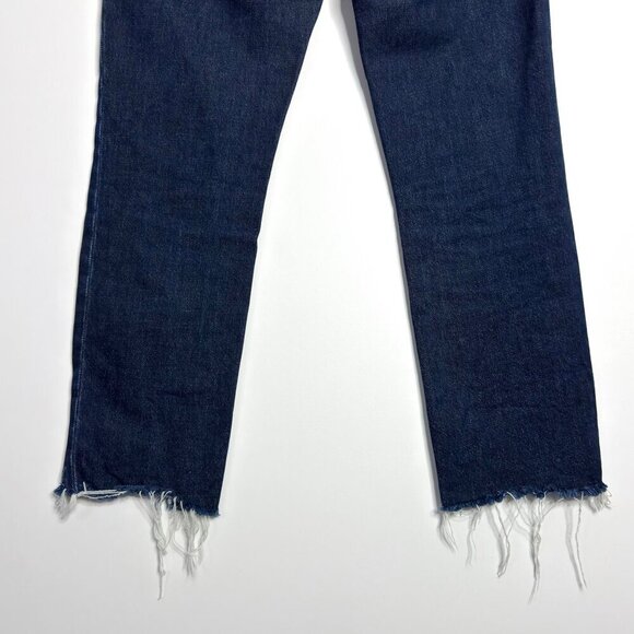 FRAME Le High Straight Jeans in Bronx Chew - Picture 8 of 9